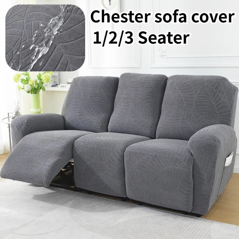 1/2/3 Seat Lazy Recliner Cover Stretch Waterproof Thickened Cheviot Sofa Slipcover Elastic Furniture Protector Couch Cover Home
