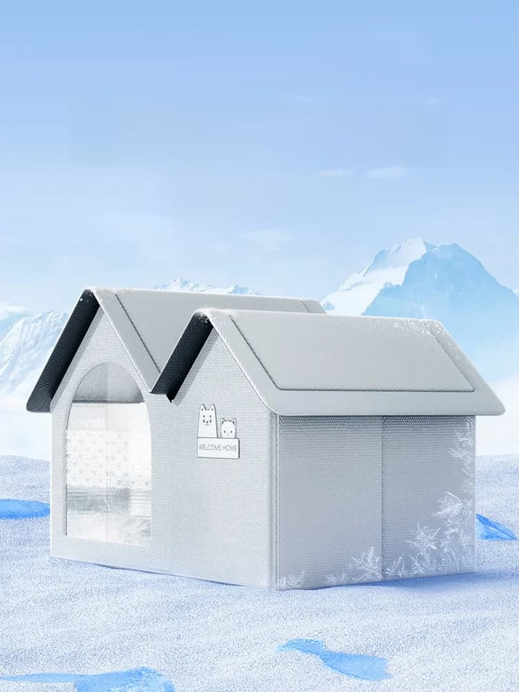 Cuccia per Animali Domestici Climatizzata, Casetta per Cani di Piccola Taglia, Cuccia Estiva Refrigerata, Nido Universale per Tutte le Stagioni, Letto per Animali Domestici per Cani e Gatti