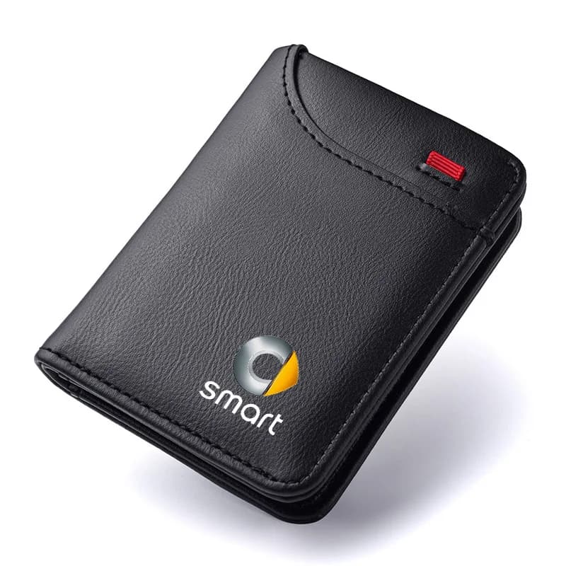 Leather Car Driving Document bag ID Passport Card Wallet Card Pouch Accessorie For Smart Fortwo 451 450 453 EQ Forfour Forjeremy