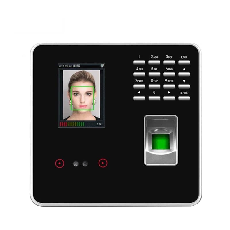 Riconoscimento biometrico dell'accesso ai impronte digitali Macchina per la presenza e il controllo degli accessi Linux USB Time Clcok Utilizza la serratura elettrica