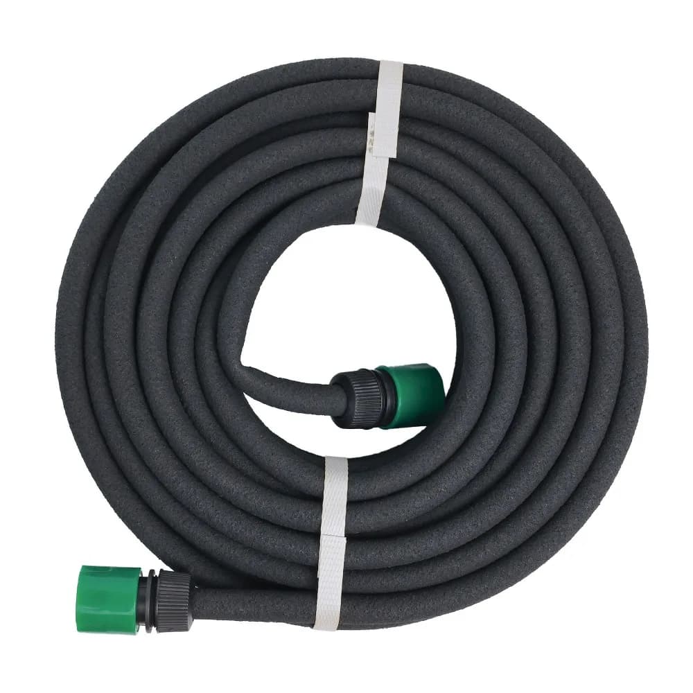 Anti-Aging Porous Soak Hose Quick Connect Rubber Garden Steep Hose Efficient Watering Porous Tubing Permeable Pipe Garden Beds