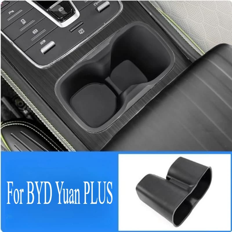 For BYD Yuan PLUS 2022-2024 Interior Modification Special Central Control Water Cup Storage Box Workbench Protection Accessories