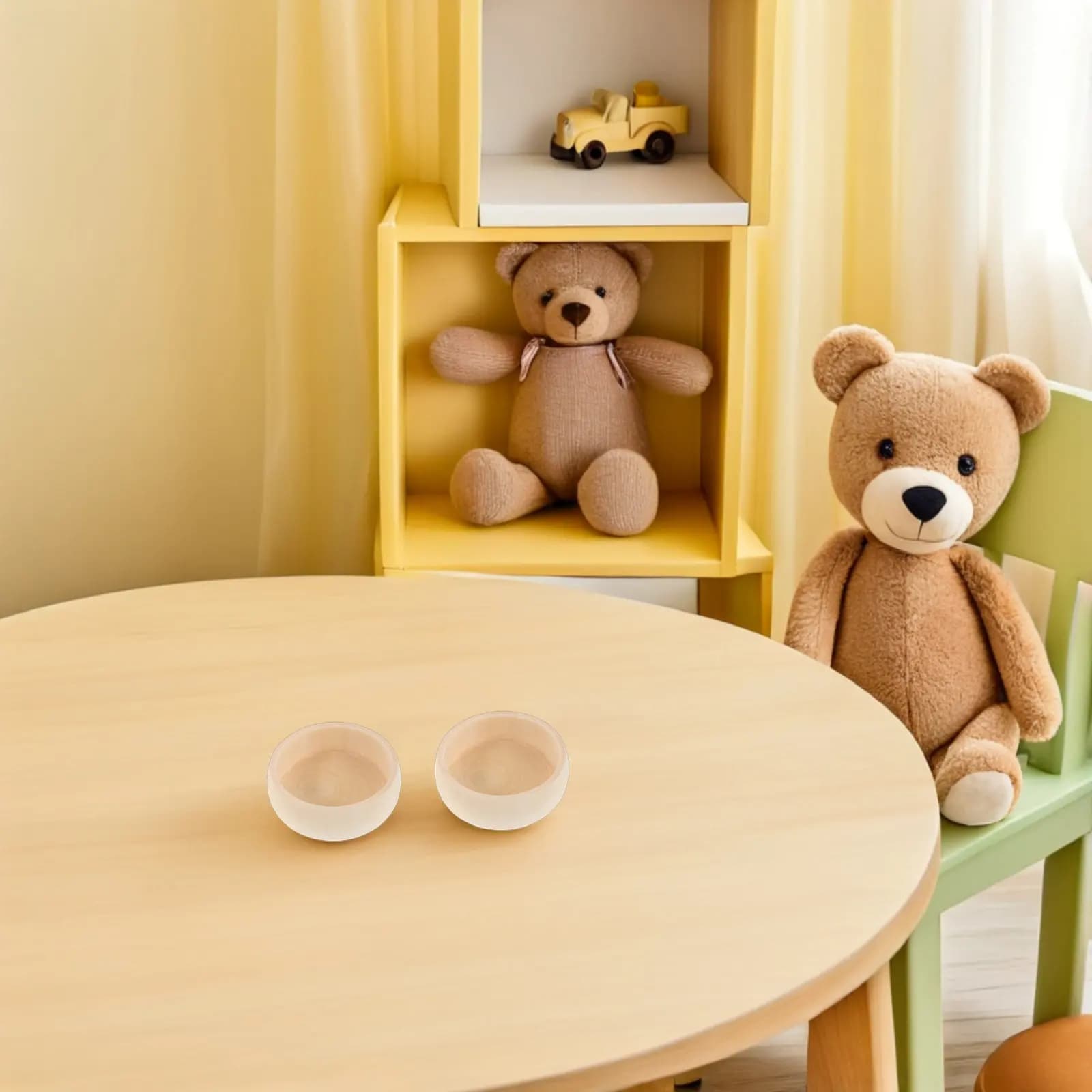 Set di 12 Piccole Ciotole in Legno Non Dipinte, Mini Ciotole Decorative per Artigianato, Gioielli, Spezie, Salse, Decorazioni per la Casa e la Tavola