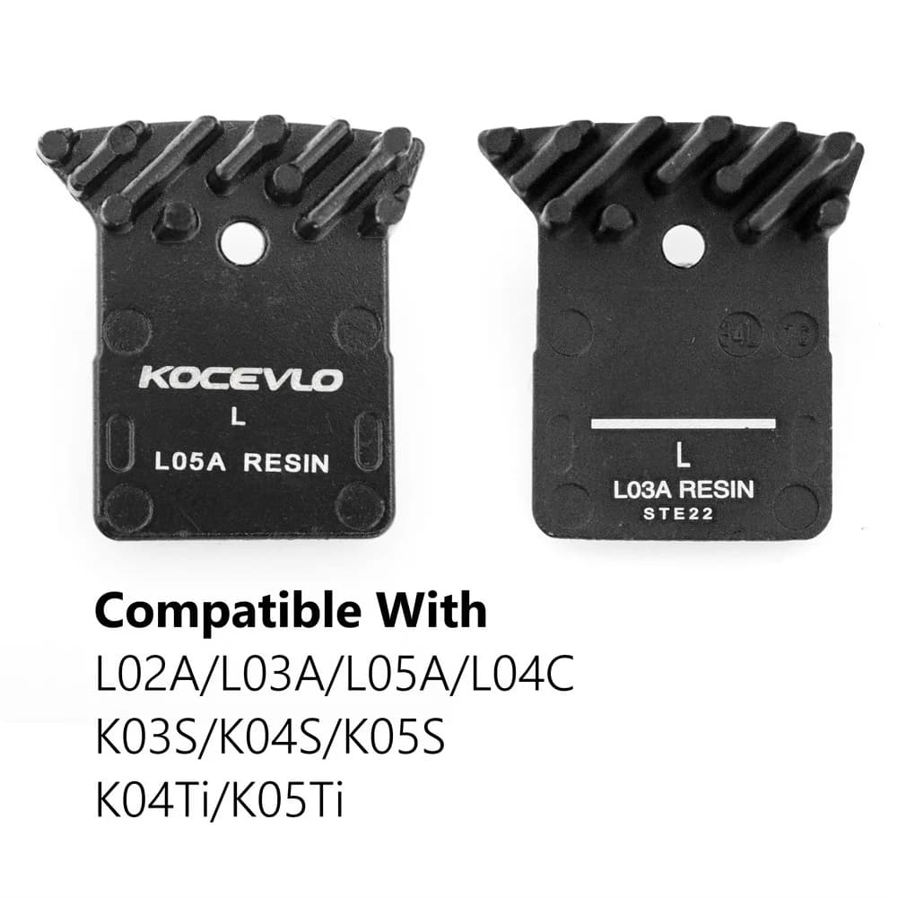 2 pezzi MTB bici L05A pastiglie freno a disco in resina per Shimano RS805 R9170 R8070 parti di biciclette resistenza dissipazione del calore pastiglie freno