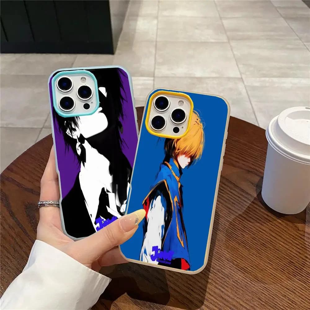 Custodia per telefono Hunter x Hunter in gel a doppio strato antiurto per iPhone 17 16 15 14 13 12ProMax