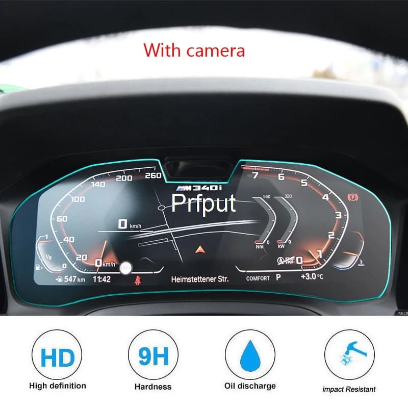 Vetro temperato per BMW G30 G31 Serie 5 2021 anni Pannello strumenti per auto Cruscotto Controllo centrale Protezione touchscreen