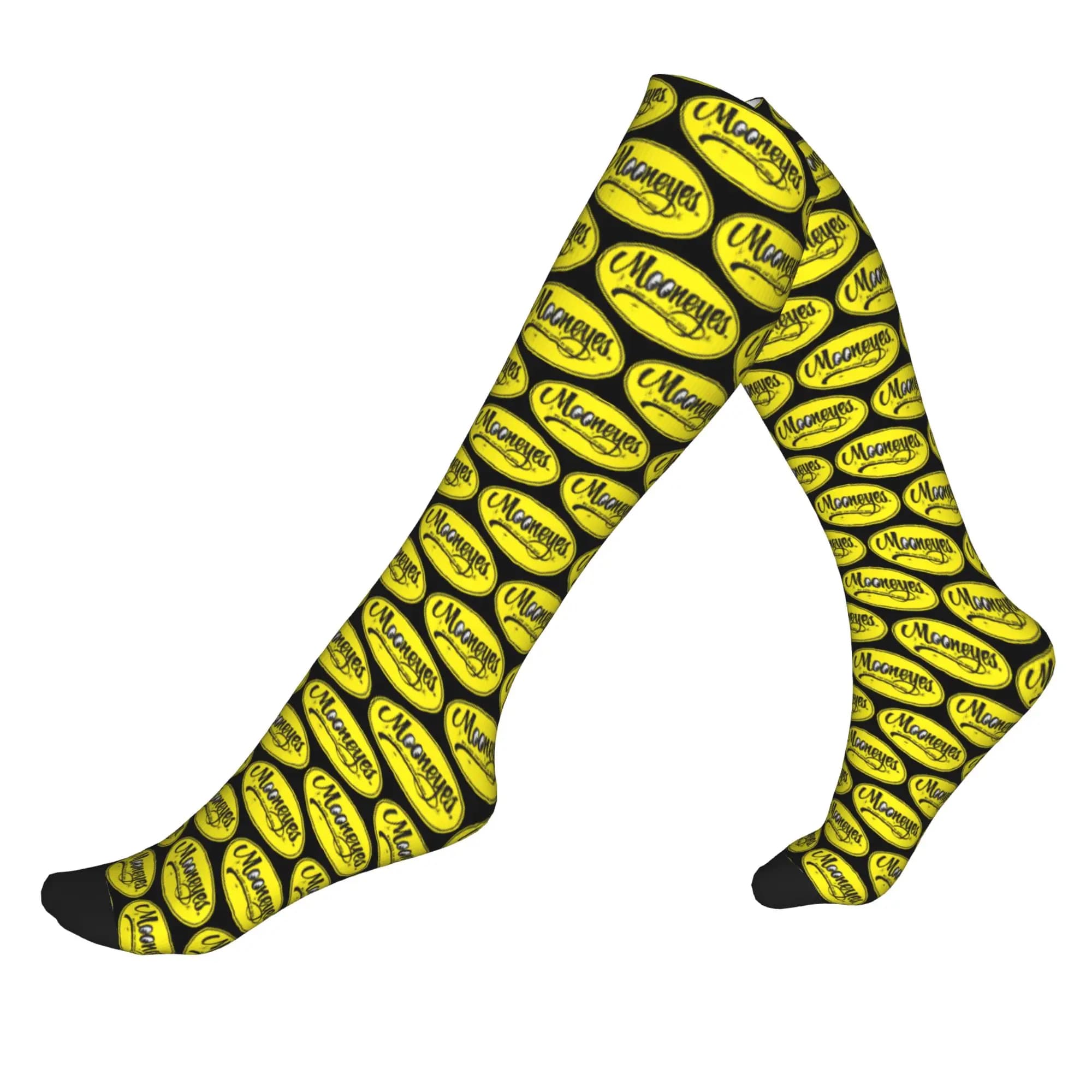 JDM Moon Eyess Motorcycle Racing Mens Sports Compression Socks Unisex Funny Spring Summer Autumn Winter Dress Socks