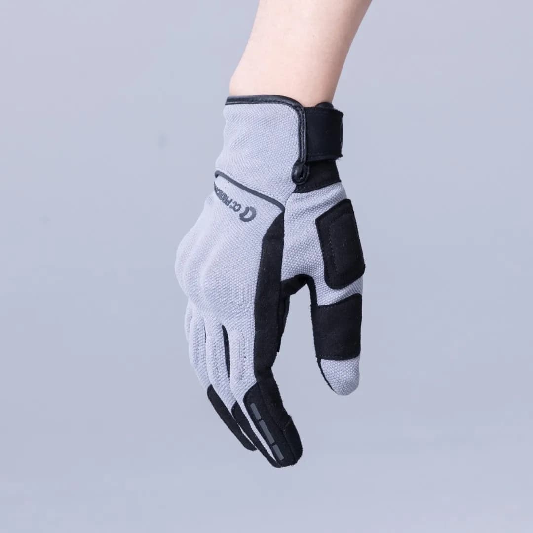 CC PROTECTORS G101 Motorcycle Riding Gloves Breath Mesh Xrd Shock Pads Touch PU Knuckle Guard Wear Resistant Adjustable Strap