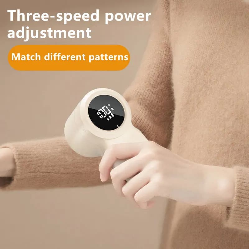Lenovo Electric Lint Remover Fabric Shaver Clothes Pilling Sweater Trimmer Portable USB Rechargeable Digital Display Household