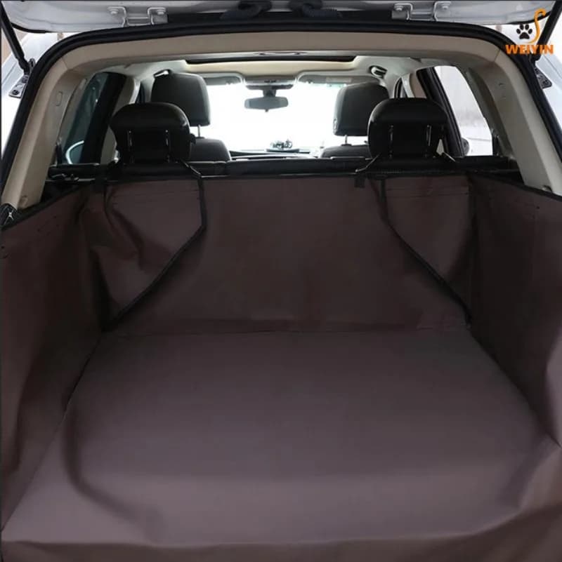 Copertura per auto di lusso per animali domestici tappetino per bagagliaio per cani impermeabile fodera per bagagliaio protezione per bagagliaio per auto coprisedile posteriore per SUV Pet Carrier YGB01