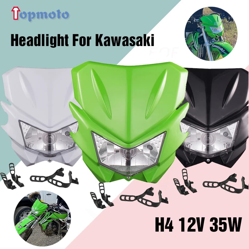 Nuovo Moto Testa Della Luce Del Faro Del Faro Per Kawasaki KX250F KX250 450 KX450F KX KLX 450R 110-501 Motocross Enduro