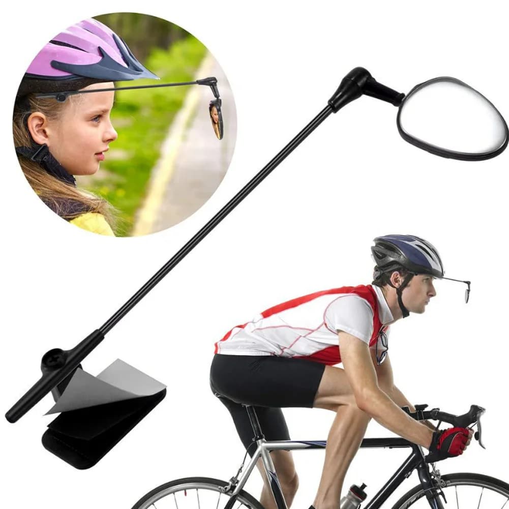 Bicycle Retrovisor Mirror Easy to use in ABS Universal Adjustable for Cycling and Helmet