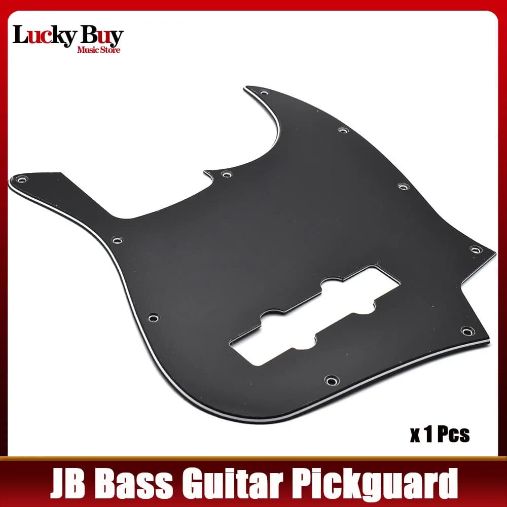Battipenna per basso JB a 10 fori Pick Guards Piastra antigraffio per basso jazz standard per accessori per chitarra in PVC JB 3 strati