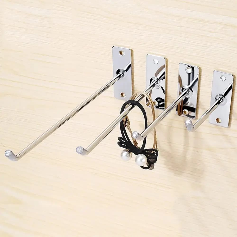 Gancio da parete per chiodi, display da parete, gancio per gioielli, foro per bordo, gancio a linea singola, strumento hardware in acciaio, pinza per martello, gancio per montaggio a parete