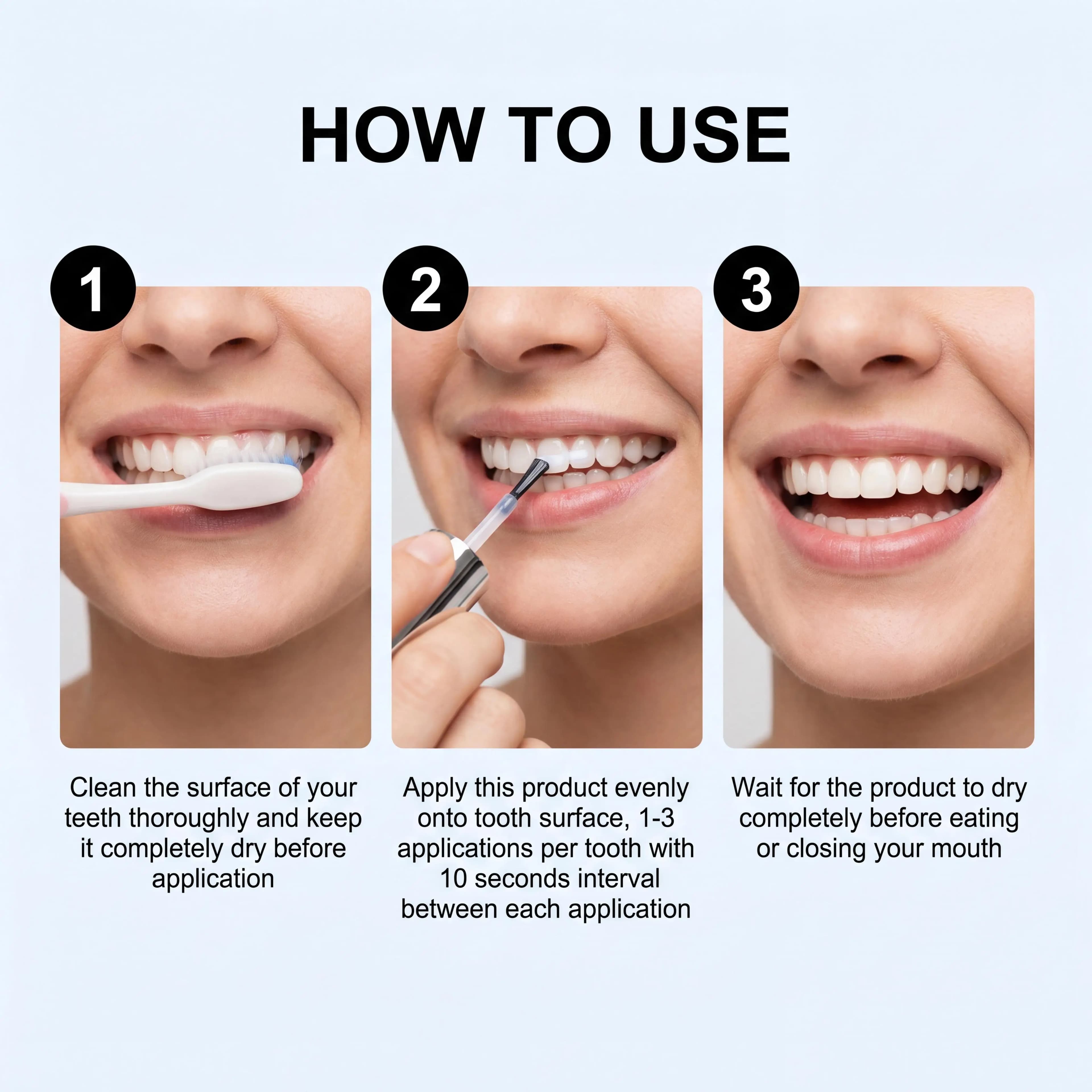 Teeth Paint Whitening Brighten Enamel Care Remove Coffee Tea Stains Reduce Bad Odor Fresh Breath Oral Hygiene Cleansing Liquid