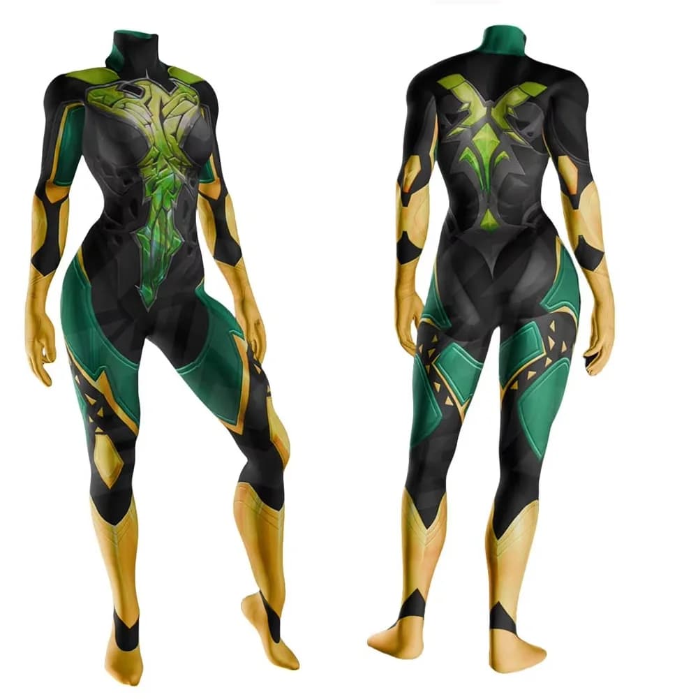 Halloween Costumes for Adults Woman X-Men Phoenix Cosplay Jean Grey Jumpsuit Zentai Bodysuit for Party