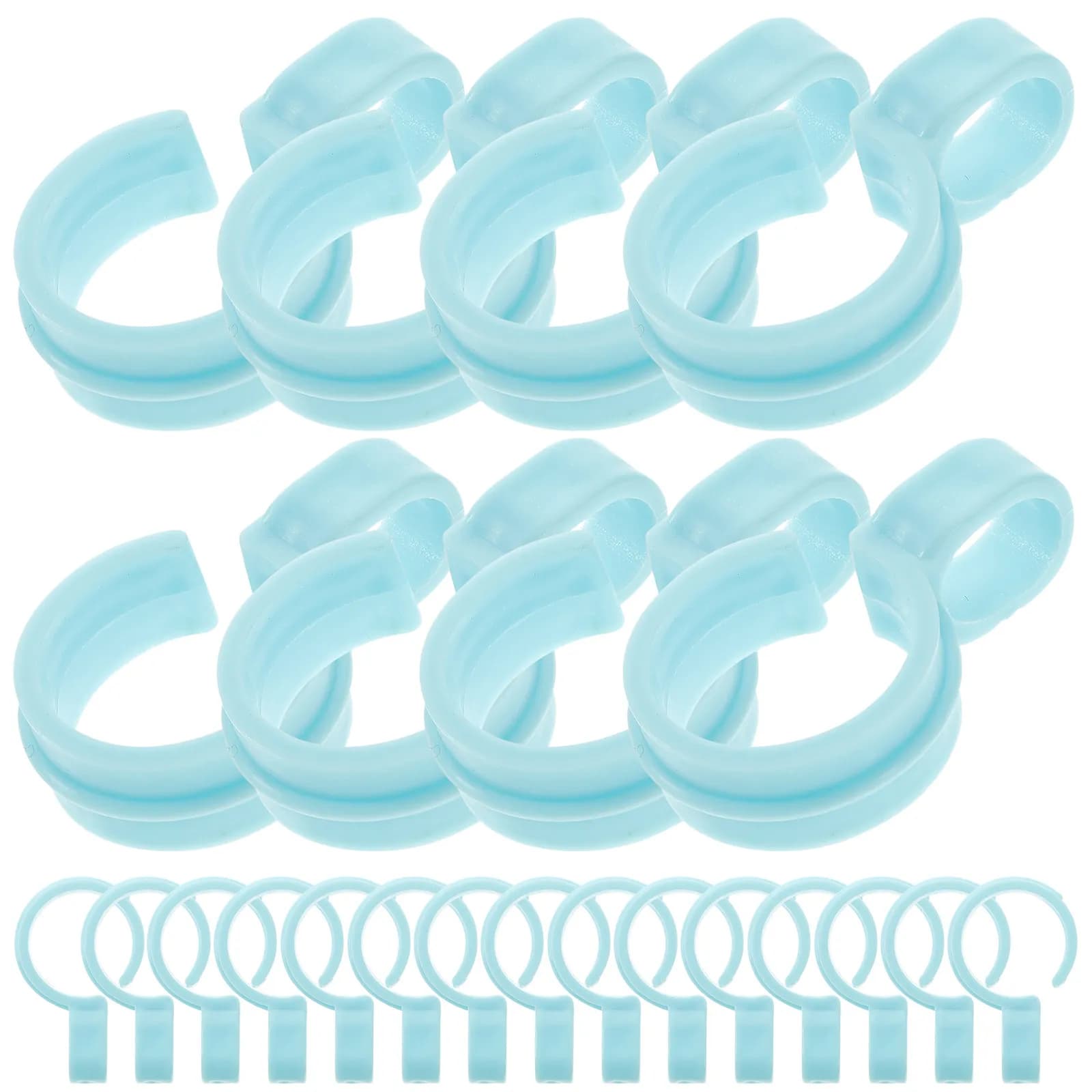 25 Ganci Antivento Resistenti Antiscivolo per Appendere Vestiti, Ideali per Viaggi, Dormitori, Balconi, Cucine e Bagni