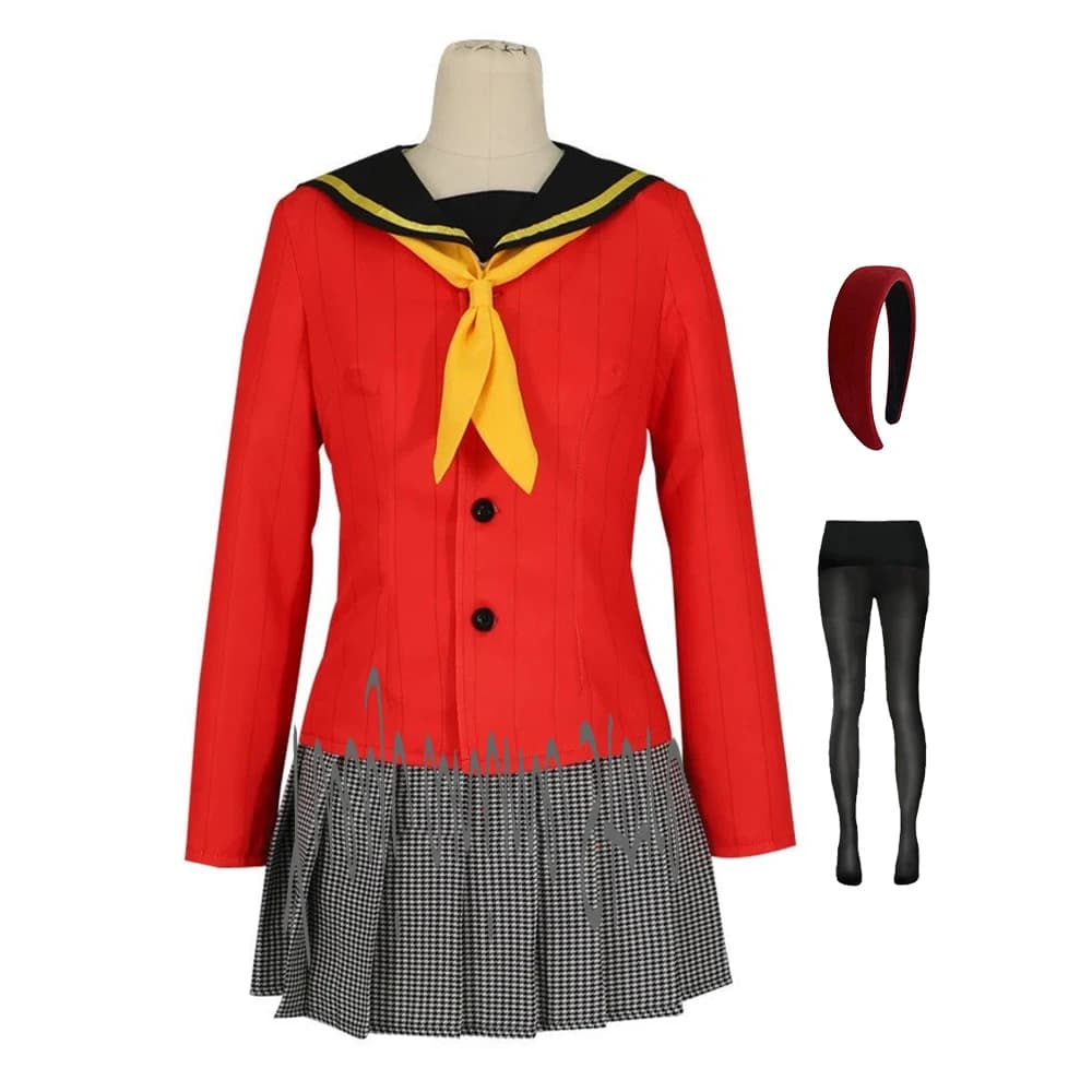 customized-Anime Amagi Yukiko Women's Cosplay Costume - School Uniform Outfit Set
