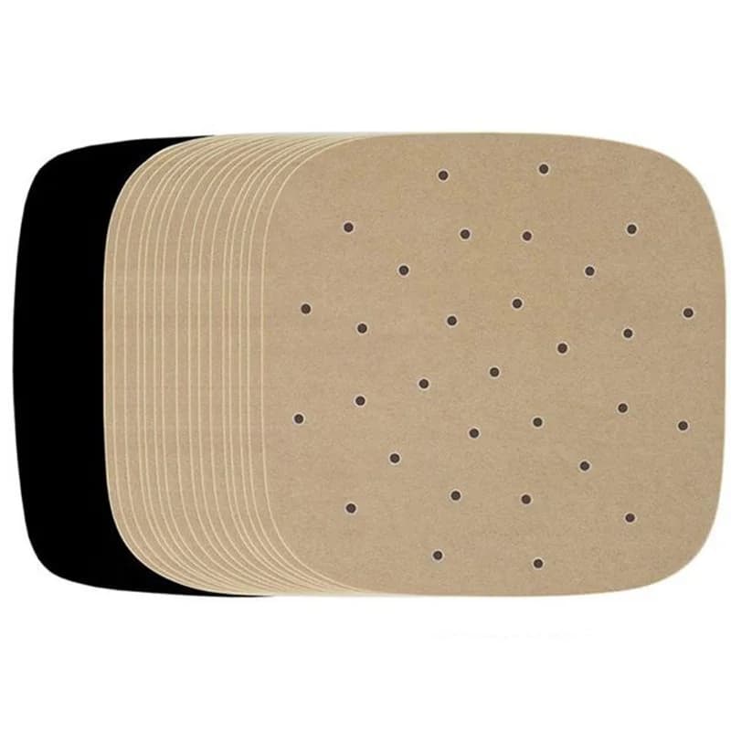 3000Pcs/Lot Air Fryer Perforated Bamboo Steamer Paper Parchment Liner Kitchen Tool Parchment Paper for Steaming Basket