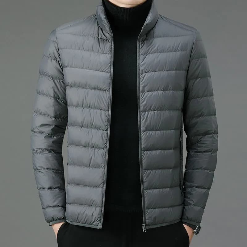 Men's light padded cotton Jaet autumn winter collar with hood casual warm ort sports clothing