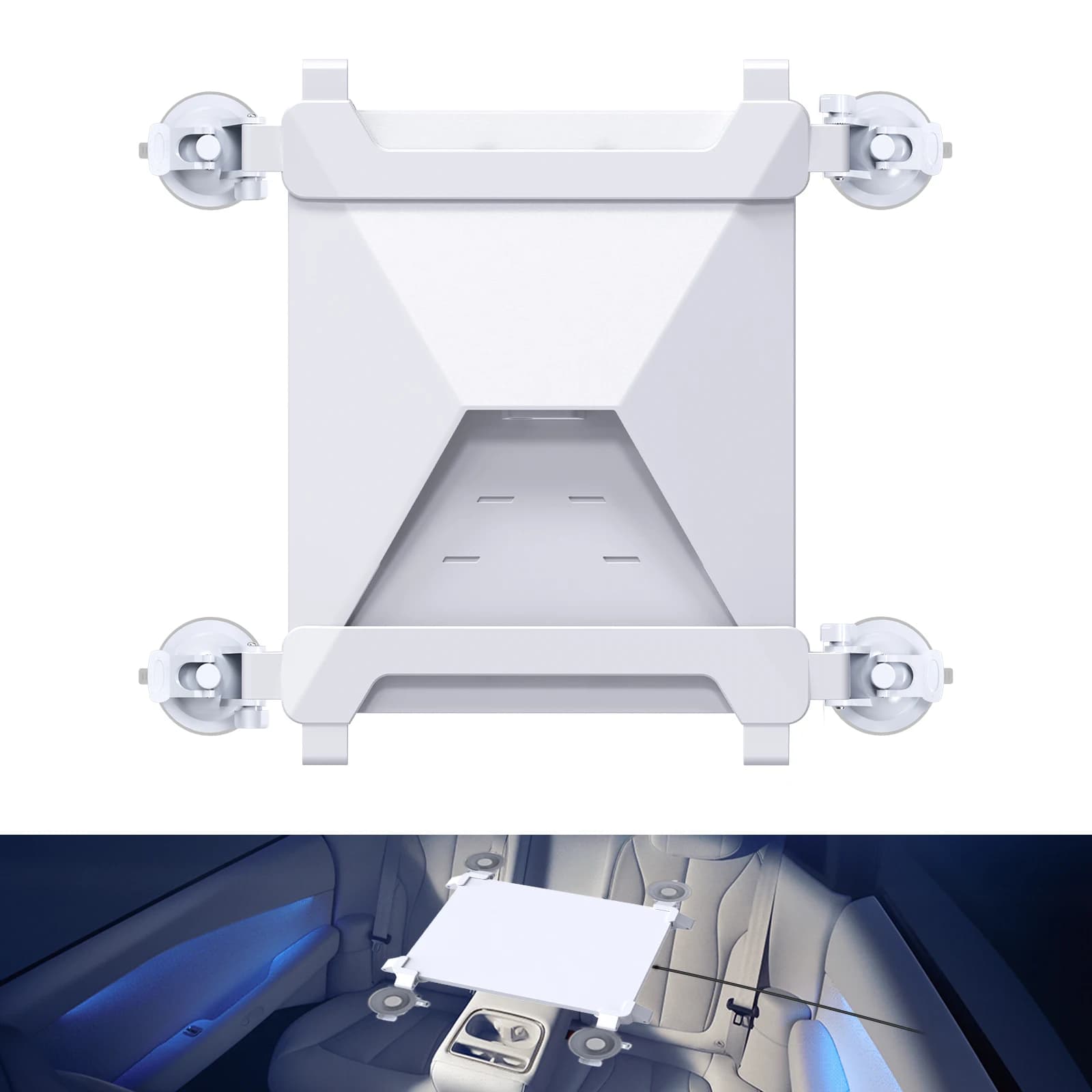 Supporto per Auto Starlink Mini con Regolazione Flessibile e Ventosa per Tetto Apribile/Finestrino Posteriore/Frontale