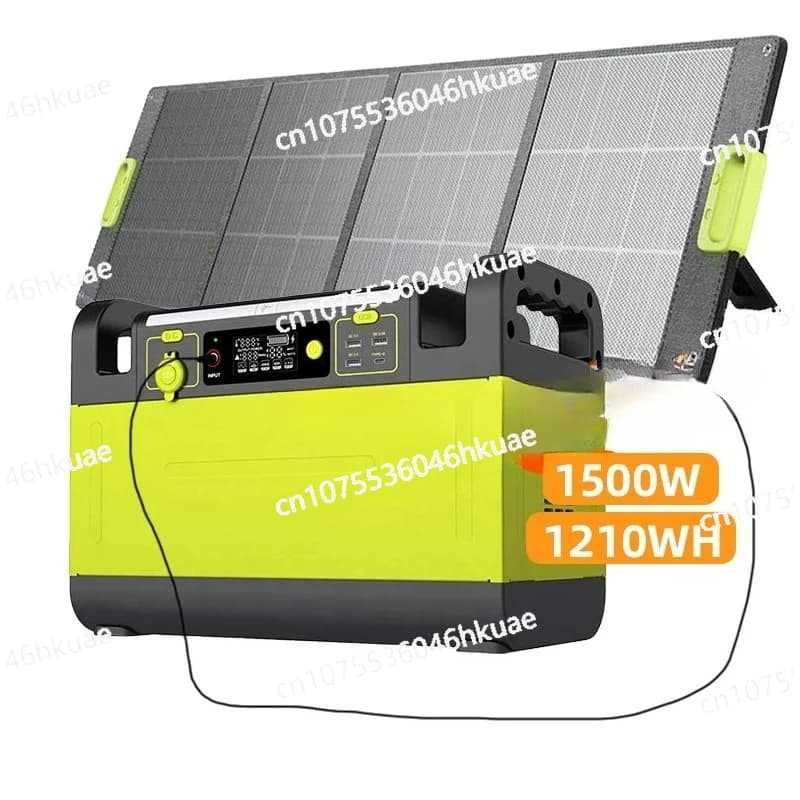 Centrale elettrica portatile da 1500 watt con presa CA per uso di emergenza da caccia in campeggio all'aperto
