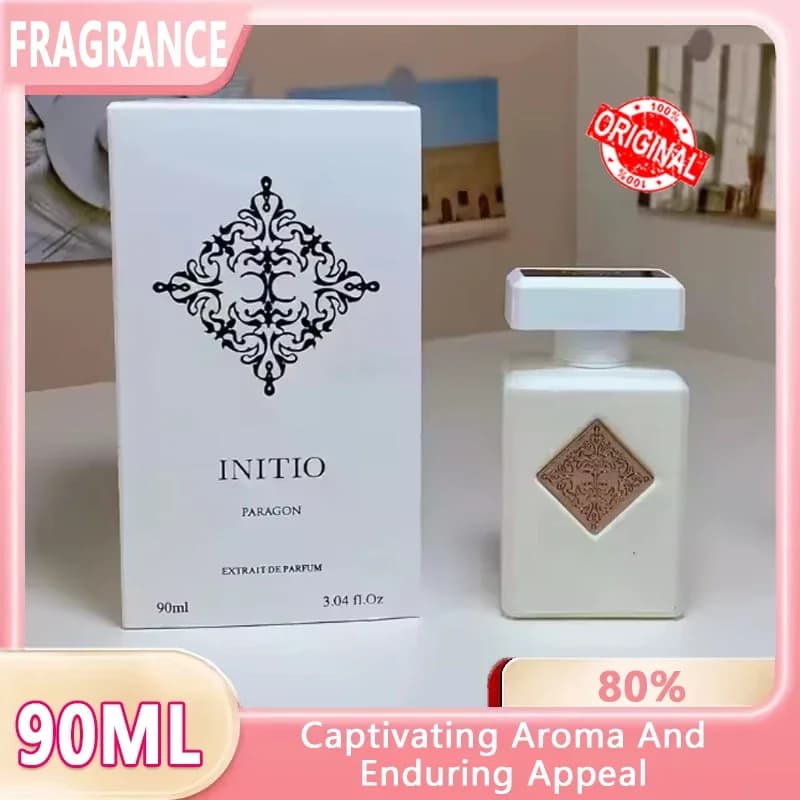 Profumo Initio unisex di nicchia da 90 ml Profumo orientale legnoso a lunga durata con merluzzo e rosa di vaniglia Oud per un elegante profumo quotidiano