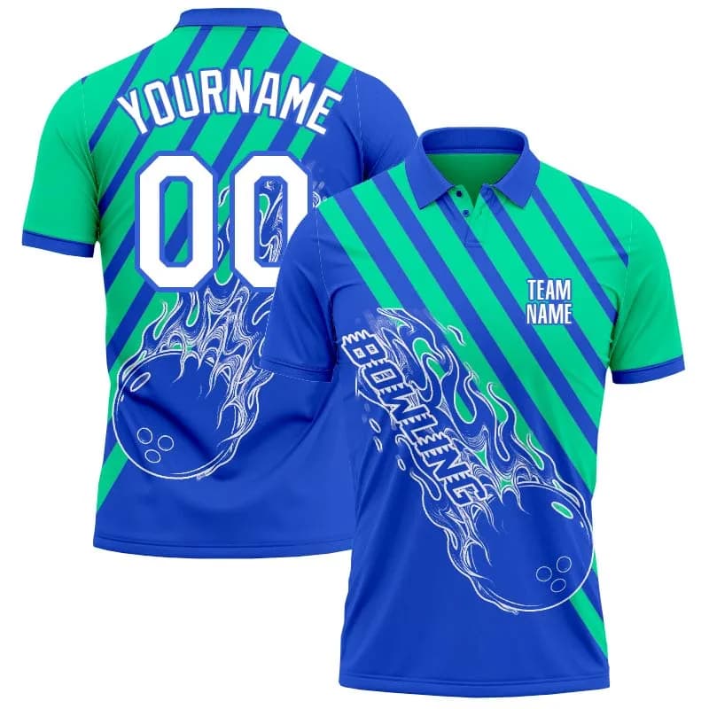 Camicie estive da donna e da uomo, polo da bowling personalizzate con stampa 3D, camicie da golf personalizzabili con nome, numero e nome della squadra
