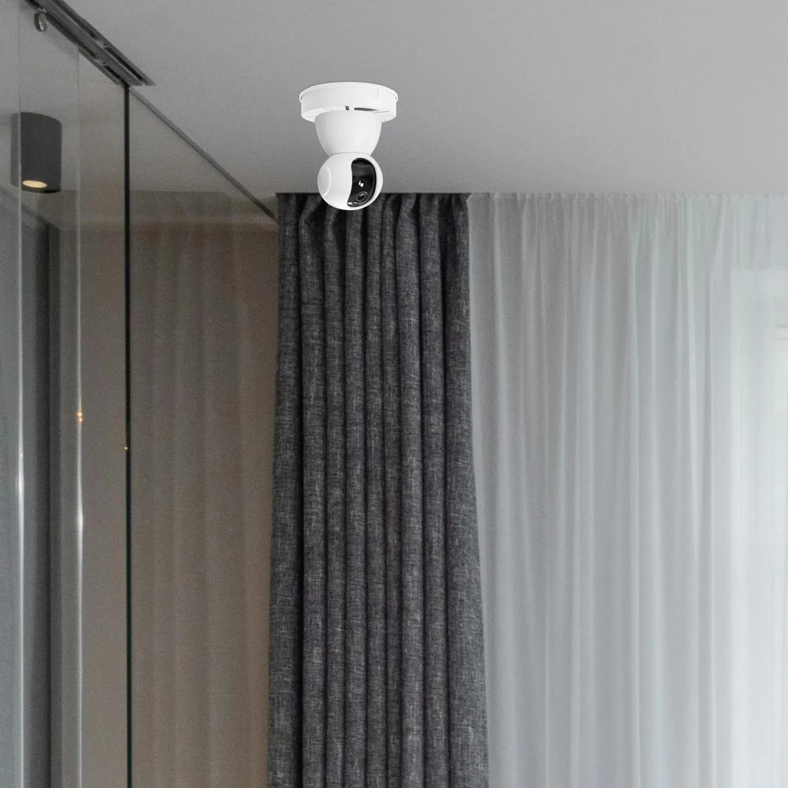Security Camera Wire Covers Junction Box Covers Camera Cord Cover for Dome Cameras Easy Installation Sleek Compact Ceiling Mount