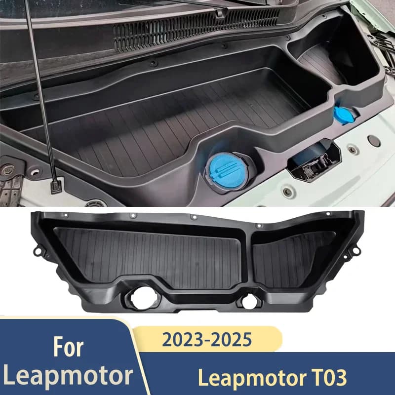 Auto Cabina Anteriore Scatola di Immagazzinaggio Kit Corpo Tronco Anteriore Cofano Motore Accessori di Protezione Tuning Per Leapmotor T03 2023 2024 2025