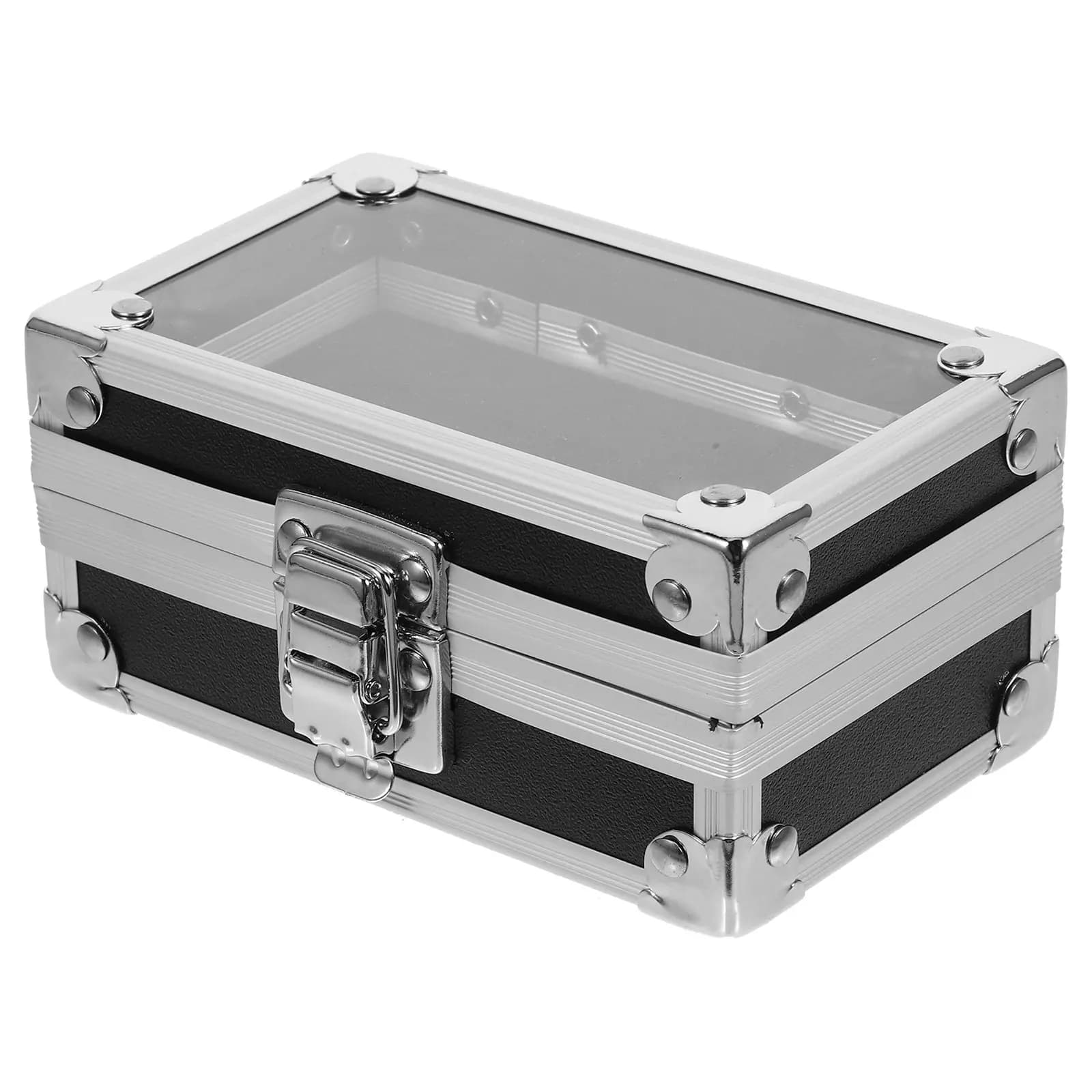 Scatola porta punte per unghie con 50 fori, espositore in acrilico per punte da trapano, organizer per punte da trapano per pratica e formazione unghie