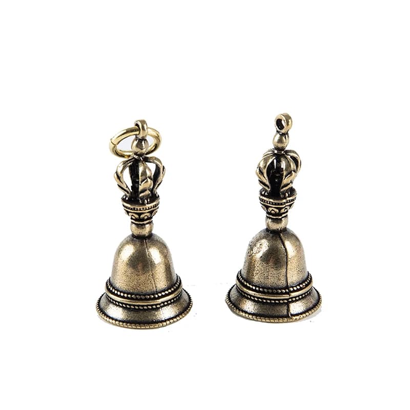 Brass Handicraft Magic Bell Wind Bell Tibetan Bronze Bell Pendant DIY Key Chain【Homeclub】