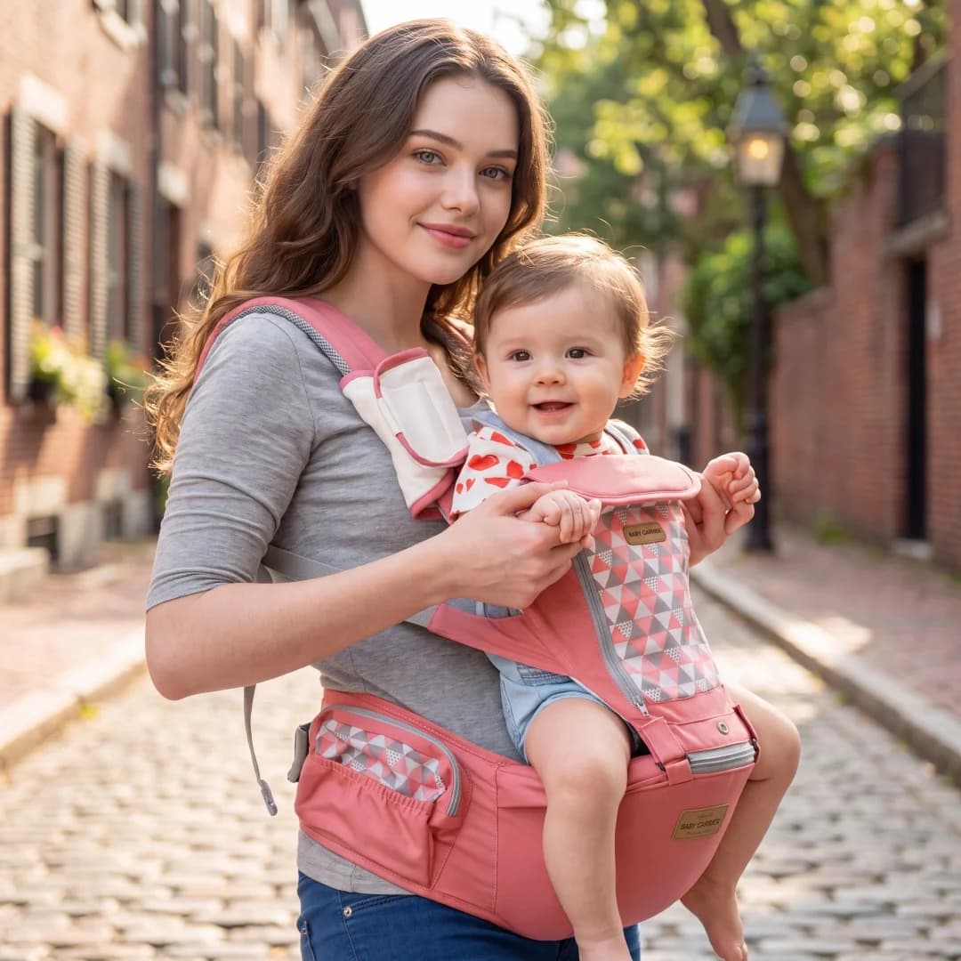 Waist stool baby lightweight four-season front-hold baby carrier multi-functional lightweight cradle to go out and hold your bab