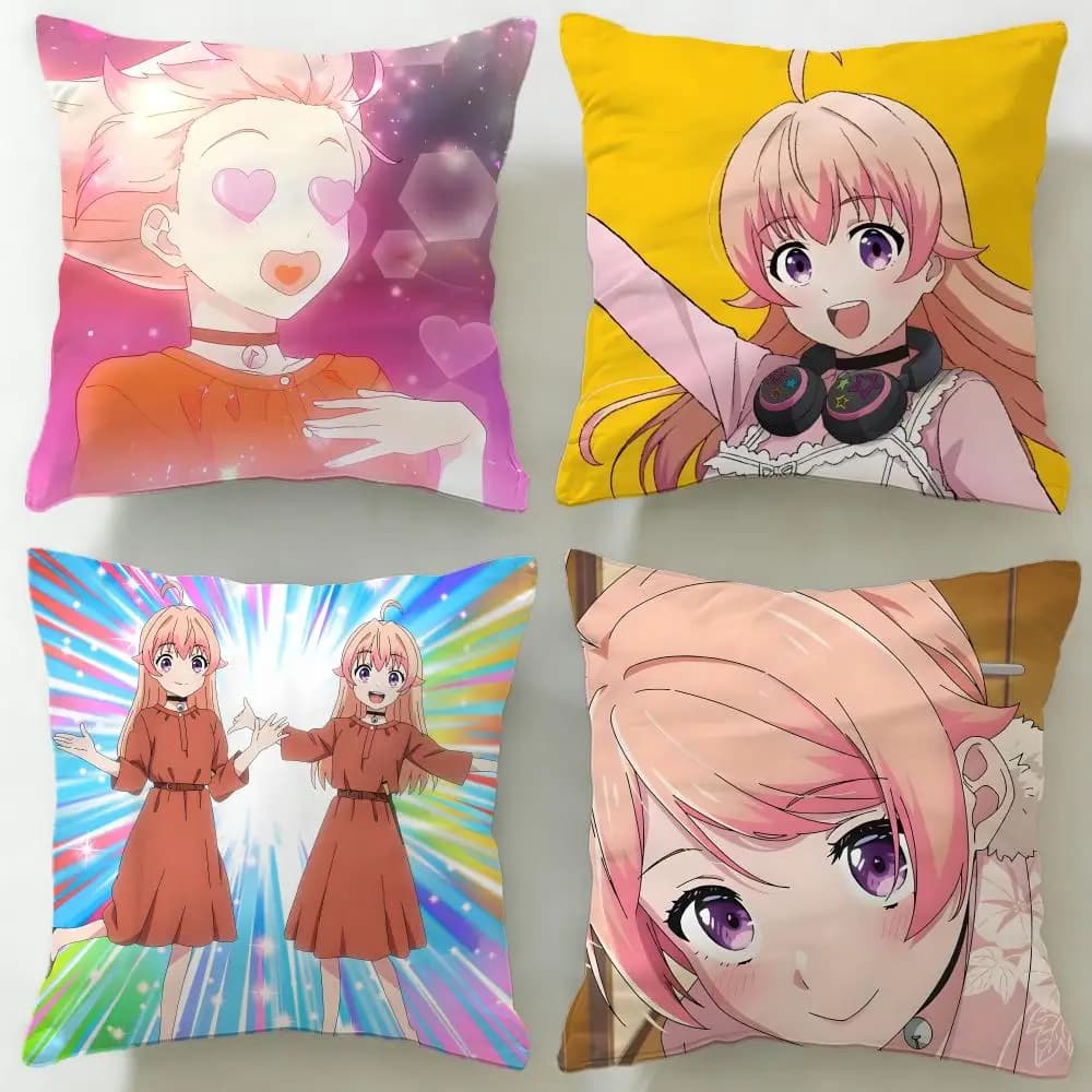 Fodera per cuscino Anime Witch Watch2, morbida e facile da lavare, versatile per divano, letto, viaggi e ufficio