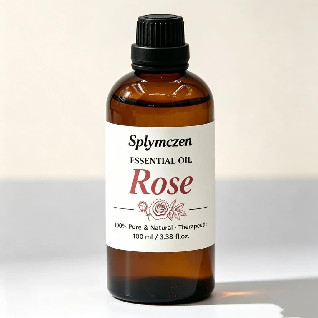 Splymczen 100ml Rose Fragrance Oil Natural Scent Oil For Handmade Soap Making Candle Wax Melt Humidifier Home Fragrance Diy Supp