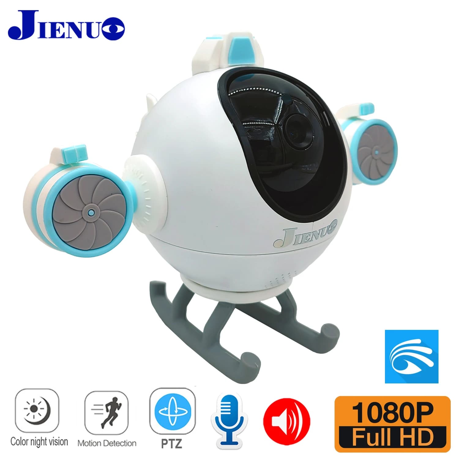 Wireless Baby Monitor Camera IP PTZ AI rilevamento umano Auto Tracking Security Indoor IR Night Vision Wifi HD Yosee Cctv Home Cam
