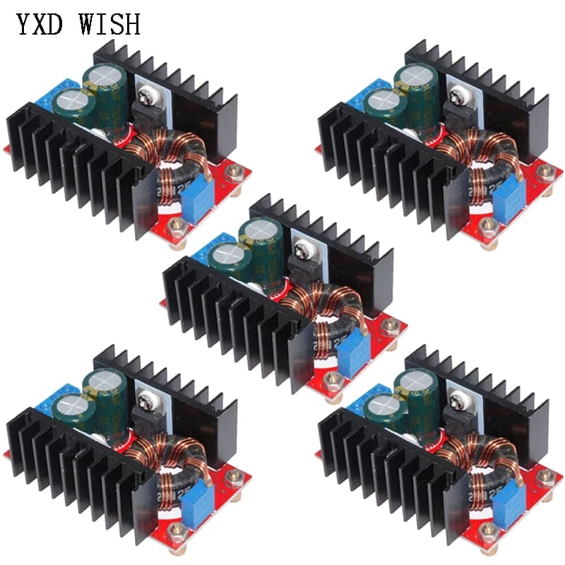 5 pz 150 W DC-DC Boost Converter Step Up Modulo di Alimentazione Da 10-32 V A 12-35 V 10A DC DC Boost Scheda di Carica di Tensione Del Computer Portatile