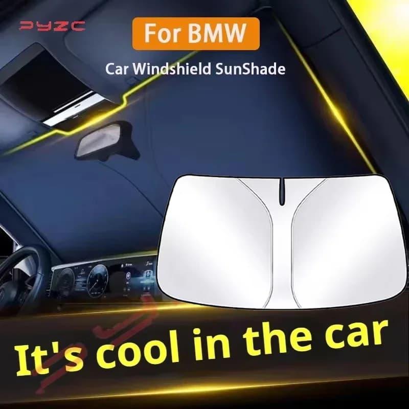 Car Windshield SunShade for BMW X1 X3 X5 X6 G20 G30 G01 G02 G05 F15 F16 G11 F48 Sun Visor UV Protection Auto Parts