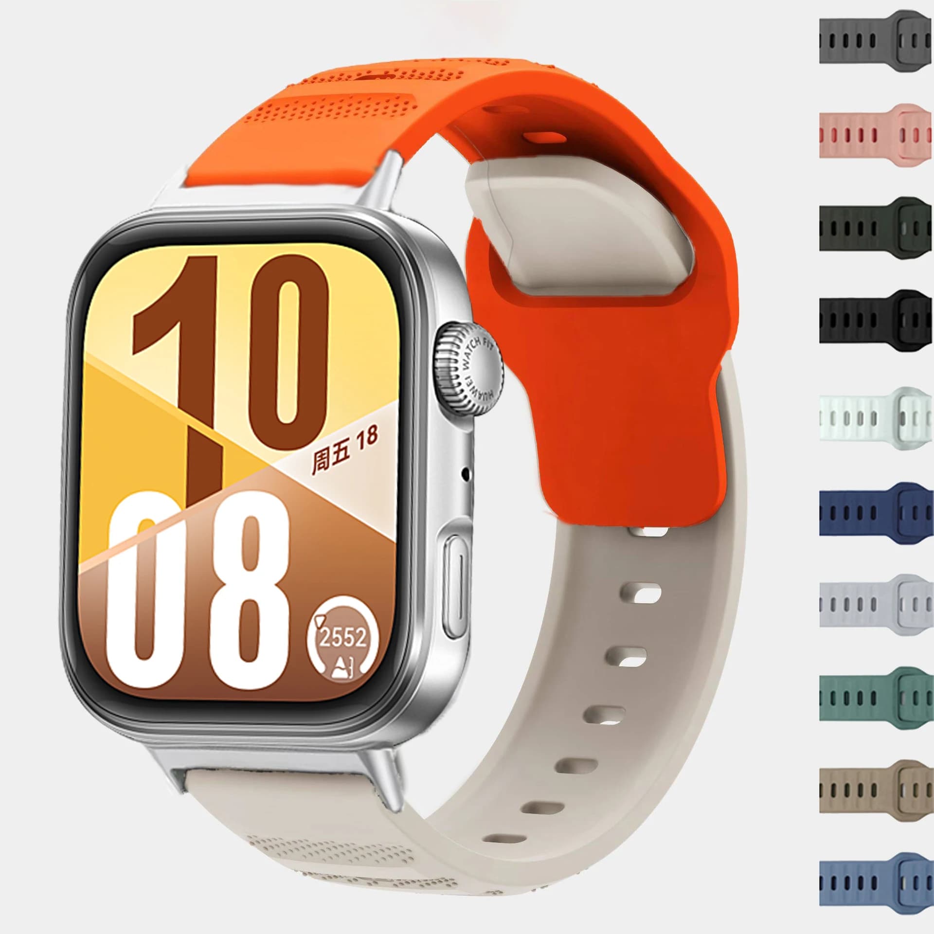 Cinturino in silicone per Huawei Watch Fit 4 Fit 3 Smartwatch cinturino sportivo Correa per Huawei Watch Fit 4 Pro braccialetto di ricambio