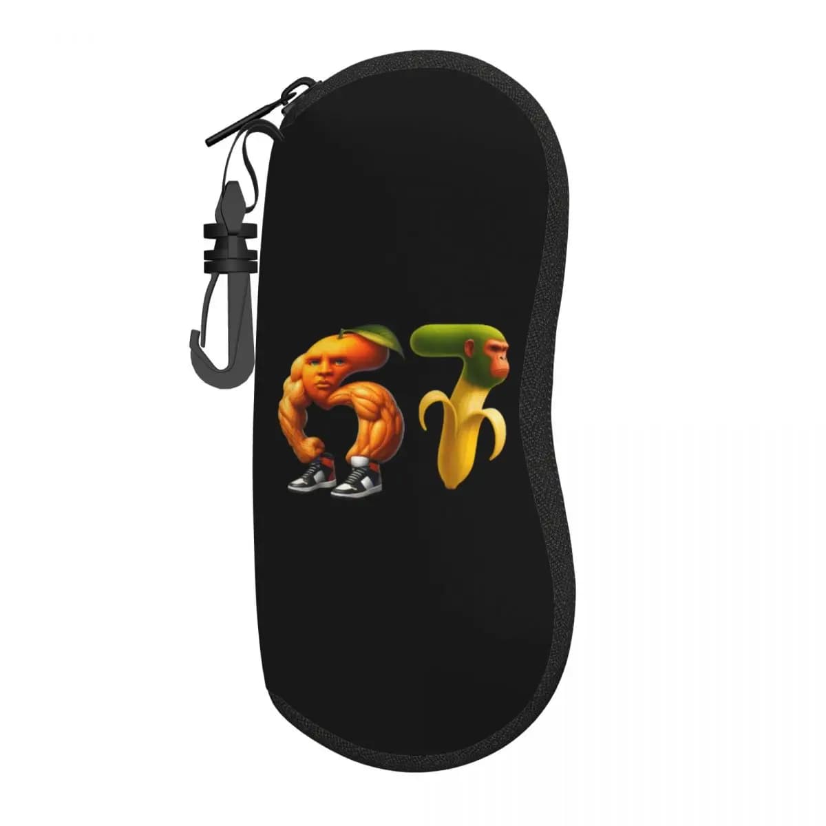 67 Six Seven Italian Brainrot Meme Eyewear Case Man Woman Portable Sunglasses Protection Anti-pression Glass Box