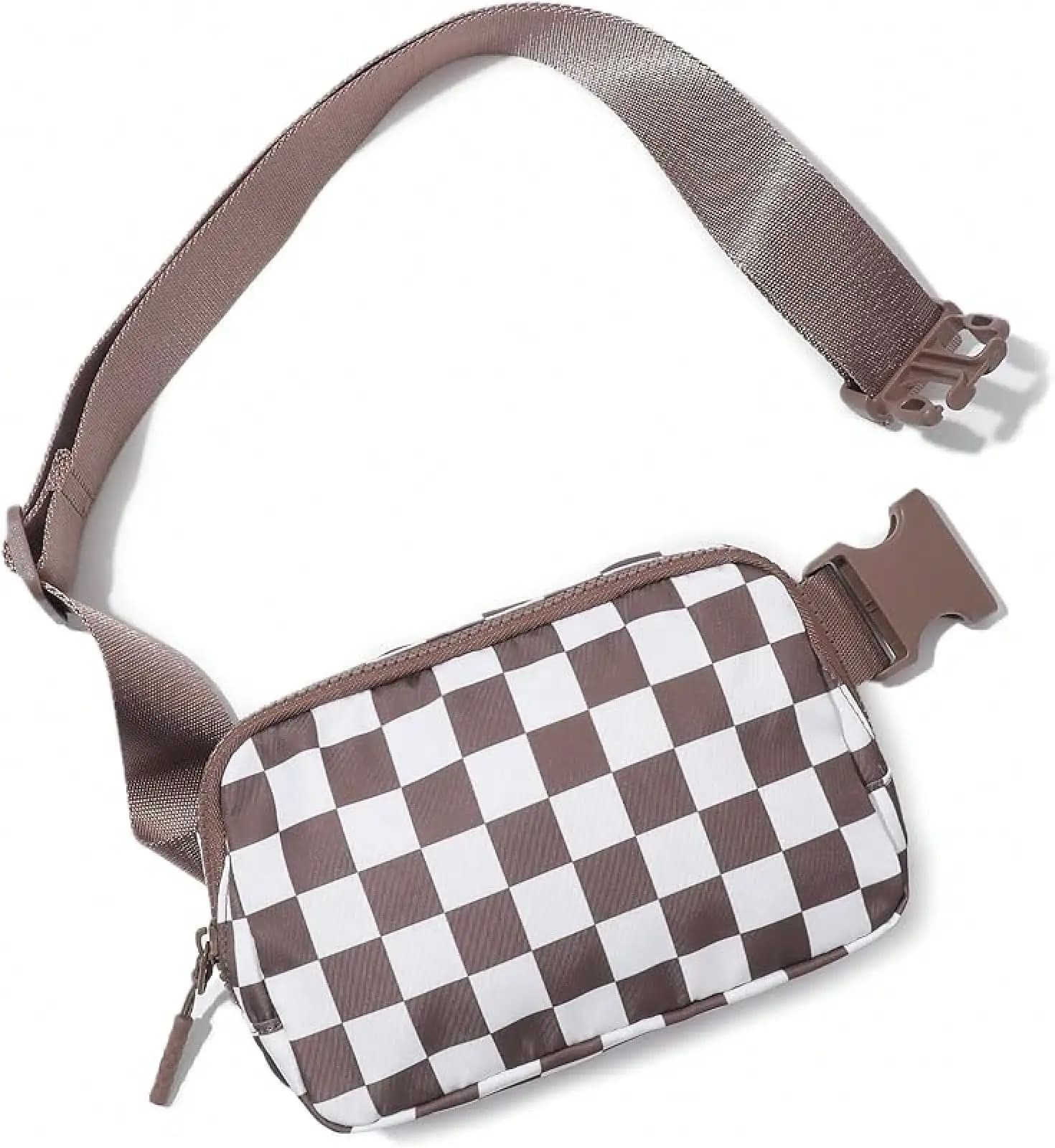 Marsupio a tracolla da donna e uomo, marsupi resistenti, beige, alla moda