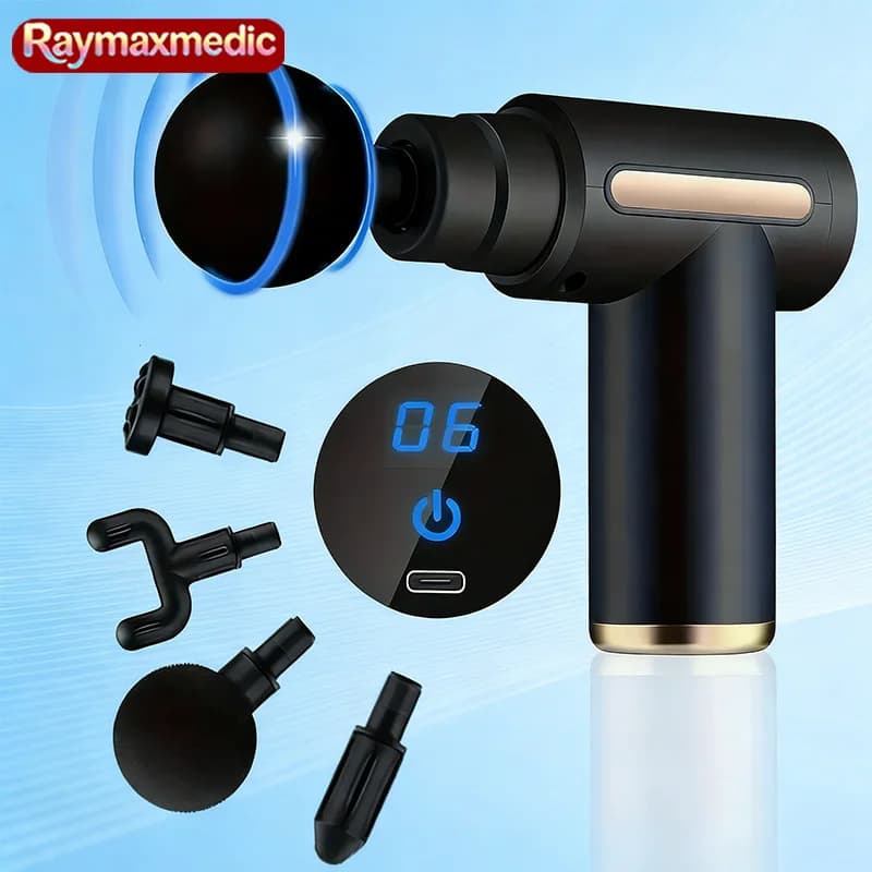 Raymax 99 Speed Professional Muscle Massage Gun Massager for Neck Shoulder and Back Massage Instrument Dropshipping Fitness Unit