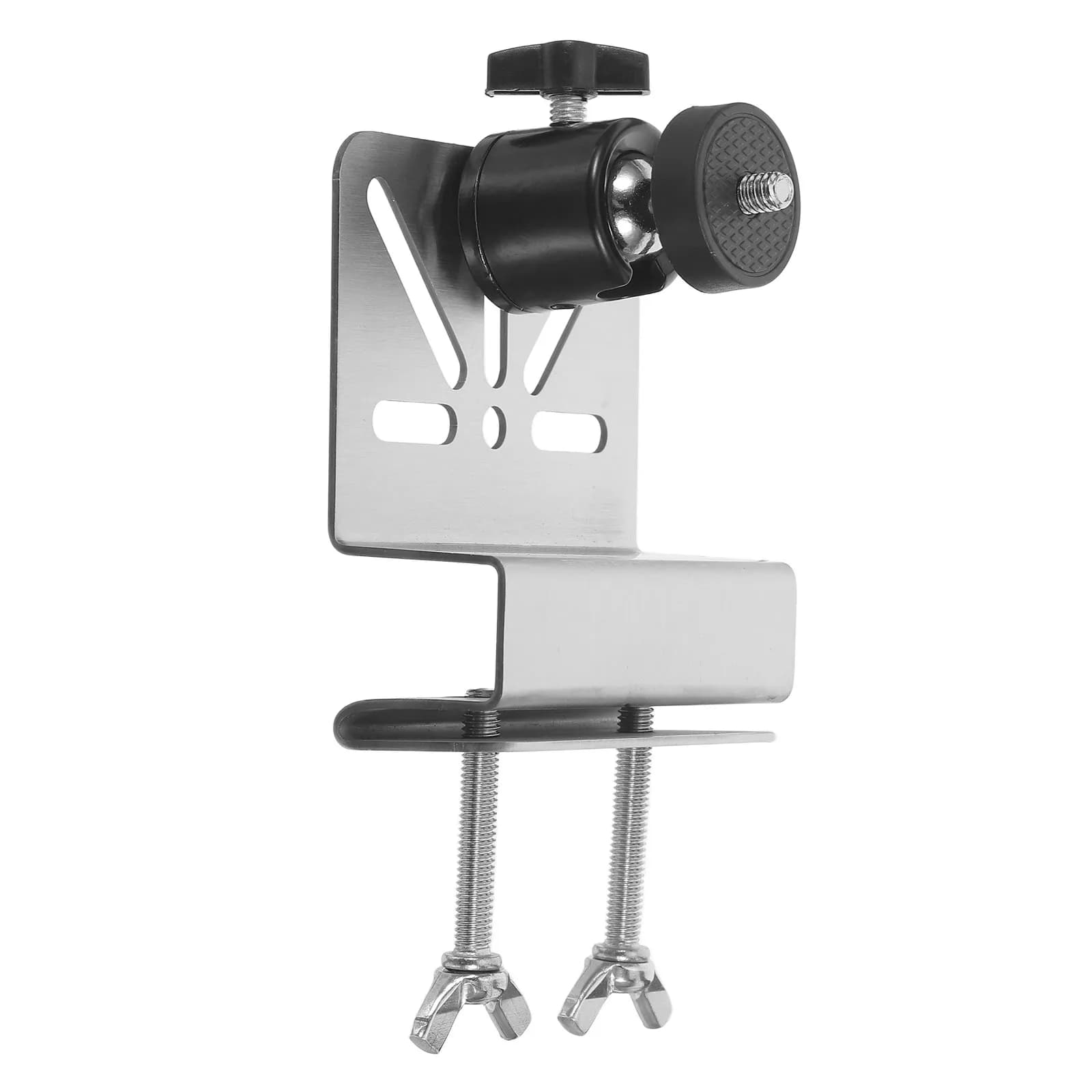 Adjustable Gutter Mount Bracket for Security Cameras Stainless Steel Outdoor Camera Holder Universal Fit for Cctv Flood Lights