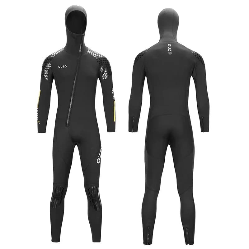 3mm Mute for Men Women's Swimsuit with Hood throughout the body thickened warm for surf snorkeling winter swimming