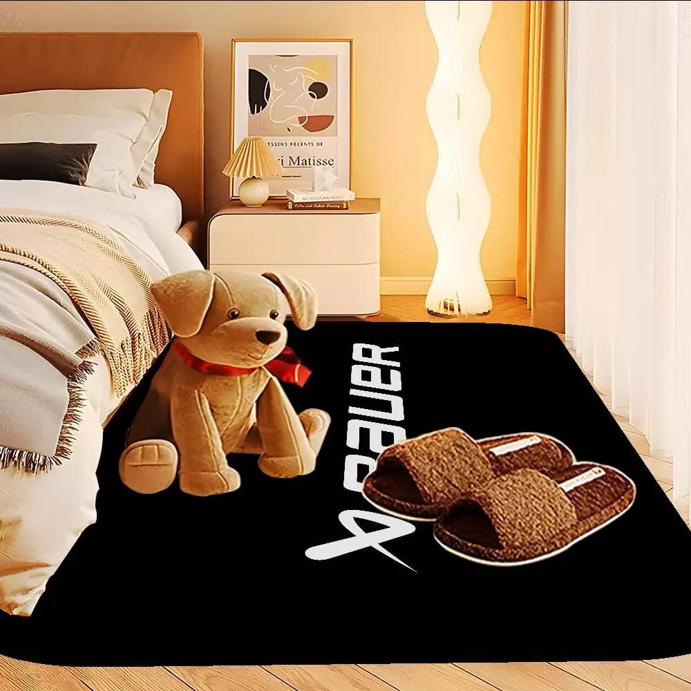 B-Bauer Tappetino da cucina Hockey per bambini, decorazione per camera da letto, balcone, zerbino antiscivolo, soggiorno, Alfombra