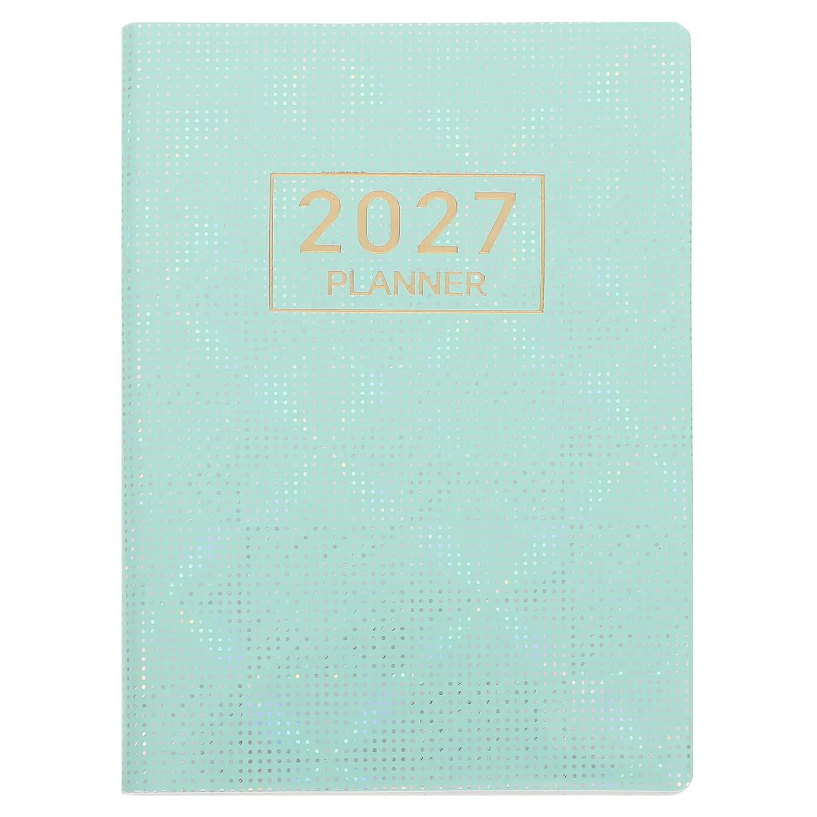 A7 2027 Pocket Weekly Planner PU Cover Mini Monthly Agenda Notebook Portable Daily Organizer Schedule Planner Notebook