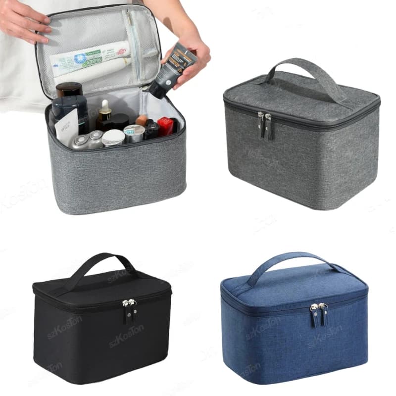 Borsa portaoggetti da viaggio multifunzione Confezione con cerniera impermeabile Borsa per organizzare i dati Custodia organizer portatile anche per proiettore a forma di cubo