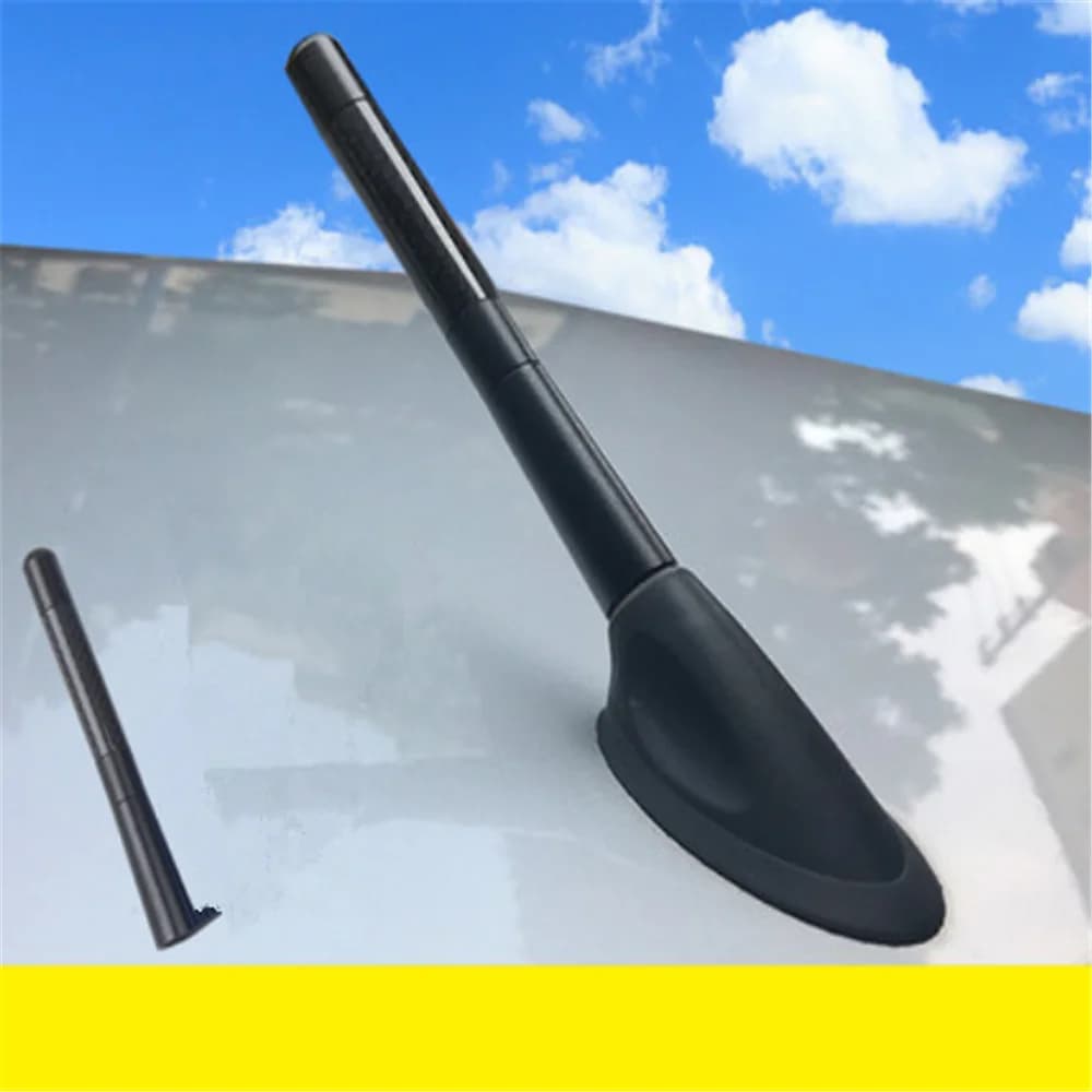 car Carbon Fiber Short Radio Antenna For Chevrolet Colorado Cruze Spark Captiva Malibu Trax Aveo fiat 500