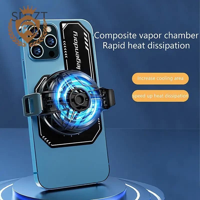 Expend Heat Sink Cell Phone Cooling Plate Cooling Area for Cooling Fans game Mobile Cooler for IPhone/Samsung/Xiaomi