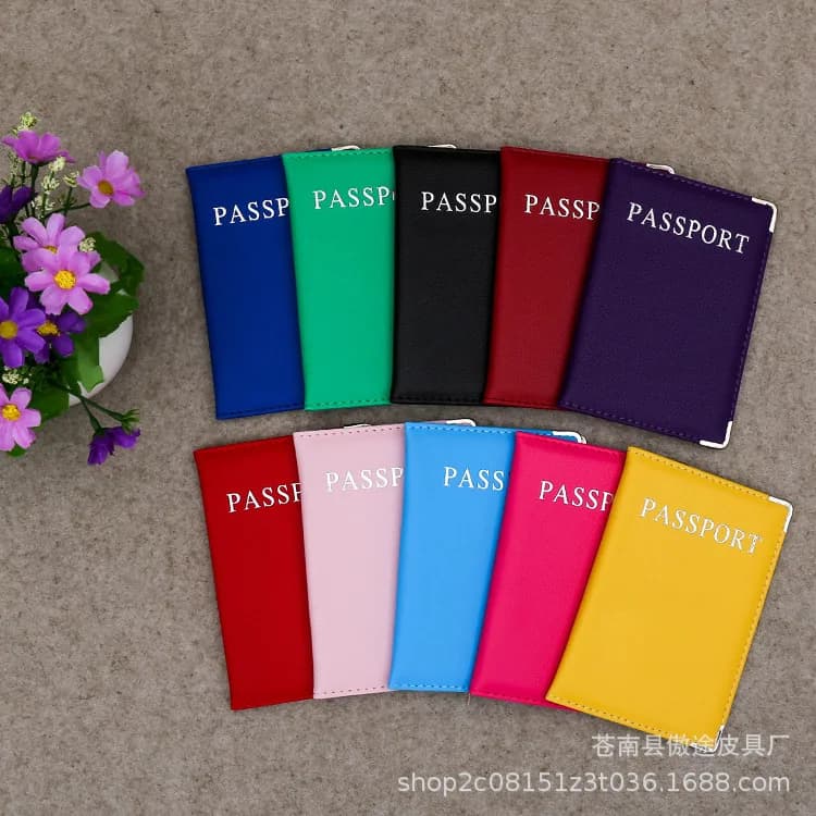 PU Letter pattern porta passaporto copertine per passaporto custodia protettiva per passaporto da viaggio porta carte di credito ID accessori da viaggio